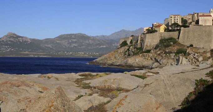  Calvi , the citadel, Haute Corse department, Corsica, France.