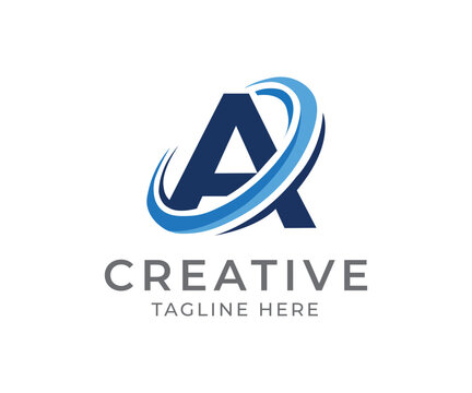 Premium corporate floral halo logo with oversized blossoms in bold solid black vector,A Logo,corporate logo, business logo, premium logo, luxury logo