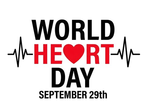 World heart day awareness graphic for september 29th