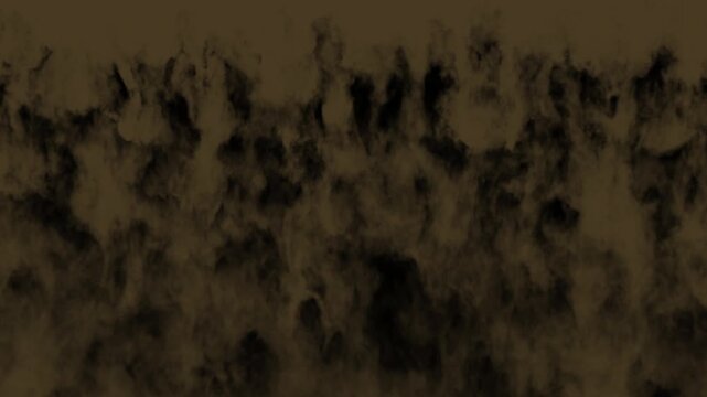 Cold Rolling Mist Overlay Background, Cinematic Fog Moving Down Screen, 4K Alpha Channel