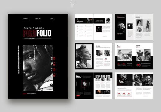 Graphic Design Portfolio Brochure Template