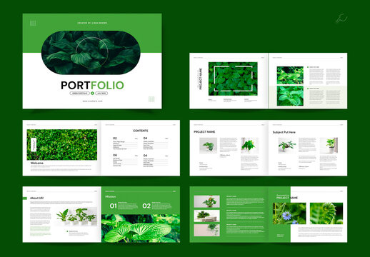 Landscape Portfolio Brochure Template