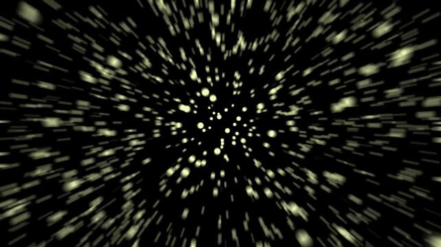 Abstract yellow motion blur streaks
