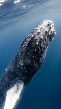 Humpback Whale Surfacing