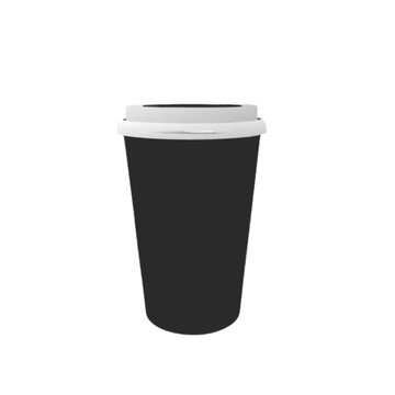 coffee cup isolated on white