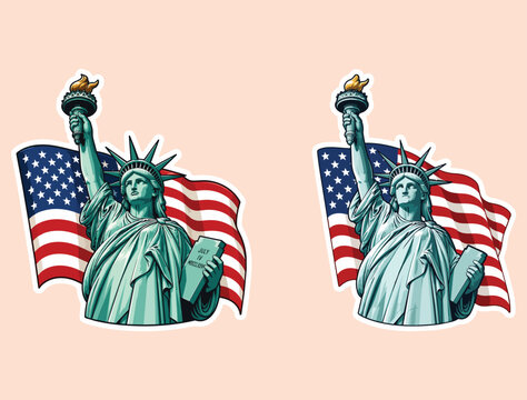 STATUE OF LIBERTY STICKER