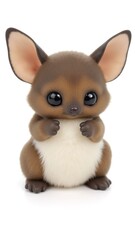 Fototapeta premium Adorable Lemur Plush Toy with Sparkling Eyes