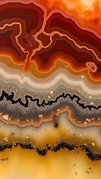 Luxury Colored Agate Marble Texture Close Up