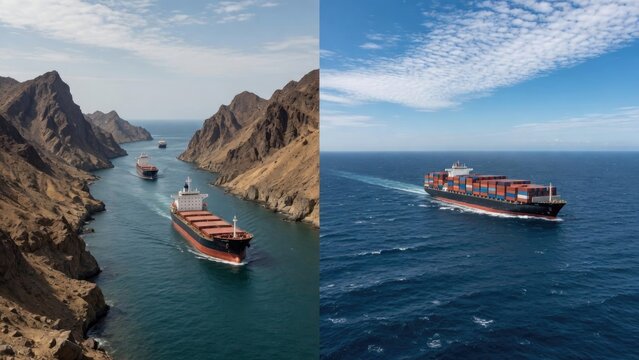 Ships glide through scenic waterways, framed by dramatic cliffs and expansive skies.