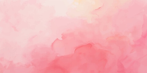 Fototapeta premium Soft pink watercolor background with pastel paint wash texture for elegant creative design projects