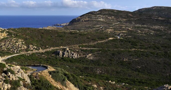 La Revellata peninsula, Calvi, Haute Corse department, Balagne, Corsica France