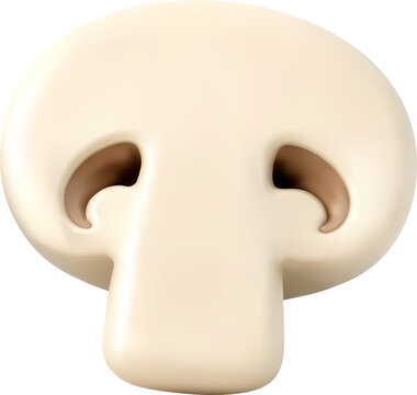 3D champignon mushroom icon