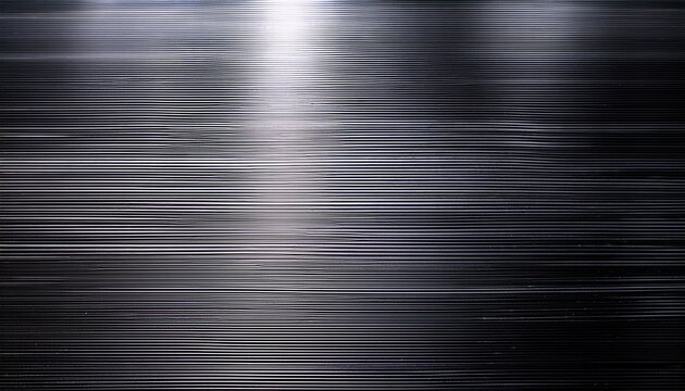 Fondo Con Detalle Y Textura De Superficie Metalica Rayada En Tonos Plata Con Degradado De Luz