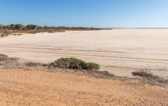 Lake Grace salt lake in Western Australia, Australia