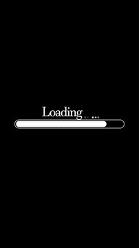 Progress indicator animation counts web page server data upload rates. Cloud network loading screens display a progress indicator animation frame. Standard progress indicator animation.