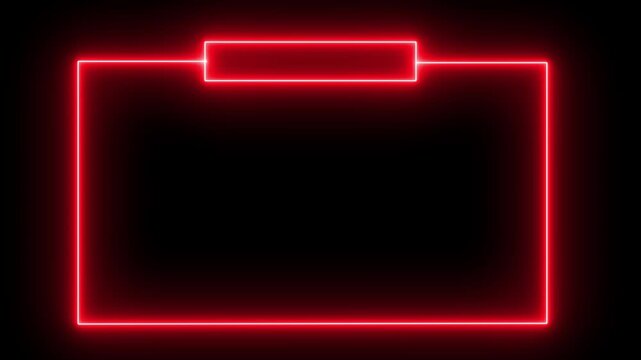 Live stream starting soon animation for live videos and gaming intros. streaming and broadcasting social media motion design element , live streaming neon text frame animation box frame neon icon