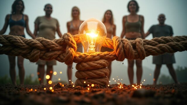 Illuminated Rope Lightbulb