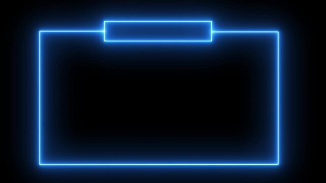 Live stream starting soon animation for live videos and gaming intros. streaming and broadcasting social media motion design element , live streaming neon text frame animation box frame neon icon