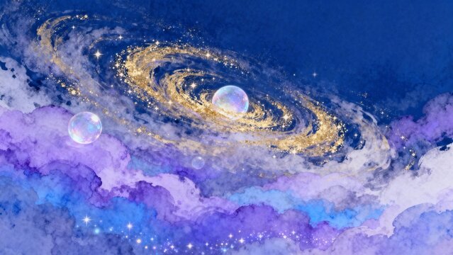 Galaxy and cosmic clouds