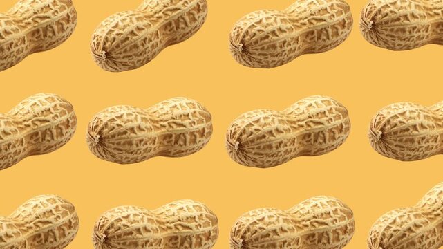 peanuts on a white