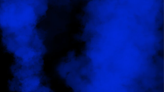 Blue smoke fog abstract background texture