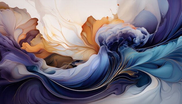Abstract Ink Flow