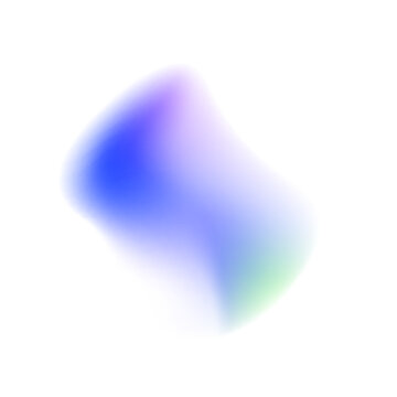 Gradient neon blob PNG with soft blur and grain noise texture. Abstract colorful mesh shape for creative designs. Smooth aura creates modern visuals.

