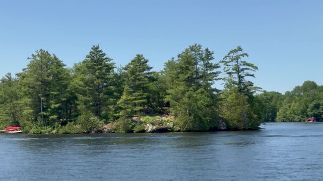 Boating in Muskoka Canada