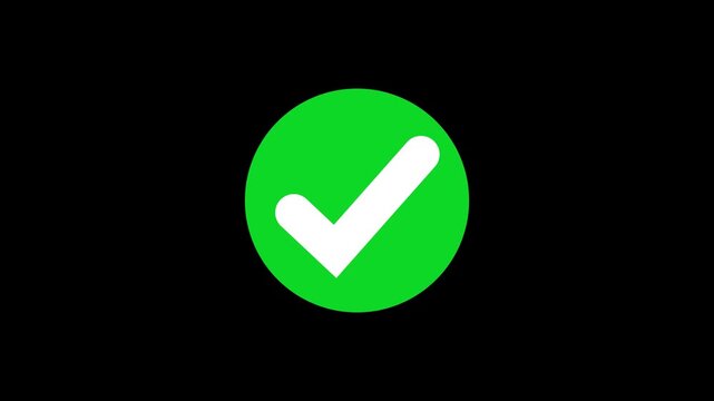 Check Mark Animation Loop.