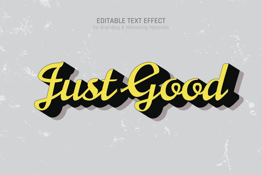 Retro Script Shadow Editable Text Effect