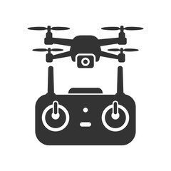 Drone with Remote Controller Icon © Shahin