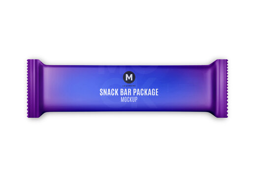 Matte snack pack Mockup Design for Advertising Layout and Communication