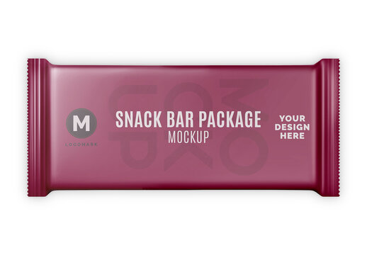 Matte snack pack Mockup Realistic Render for Portfolio and Brand Identity