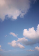 Obraz premium Beautiful white clouds in the sky