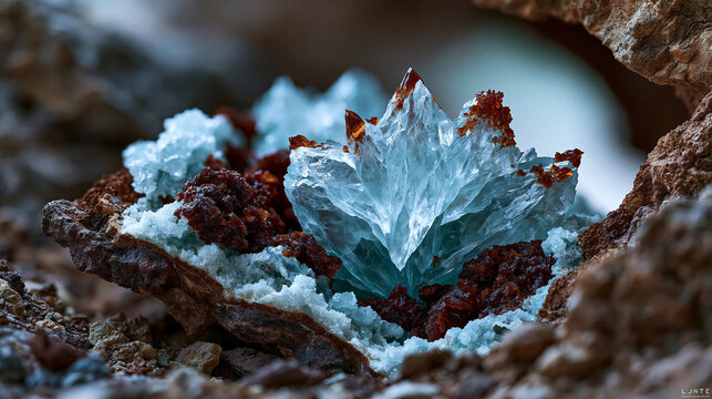 Hemimorphite zinc silicate crystal cluster on matrix, calamine mineral, Belgian La Calamine specimen, zinc ore secondary mineral reference, silicate documentation under warm translucent backlit glow
