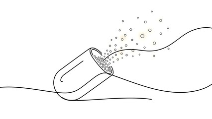 Obraz premium Tipped cup spilling coins on white background.