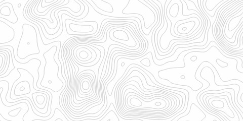 White abstract wave paper spiral area world topography map curved reliefs design. geographic contour map elevation mapping artwork with soft grey lines wallpaper background. © MOHART PARK
