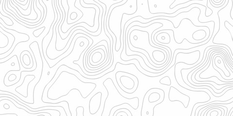 White abstract wave paper spiral area world topography map curved reliefs design. geographic contour map elevation mapping artwork with soft grey lines wallpaper background. © MOHART PARK