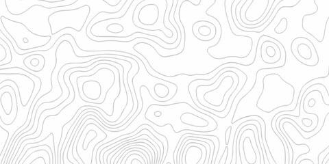 White abstract wave paper spiral area world topography map curved reliefs design. geographic contour map elevation mapping artwork with soft grey lines wallpaper background. © MOHART PARK