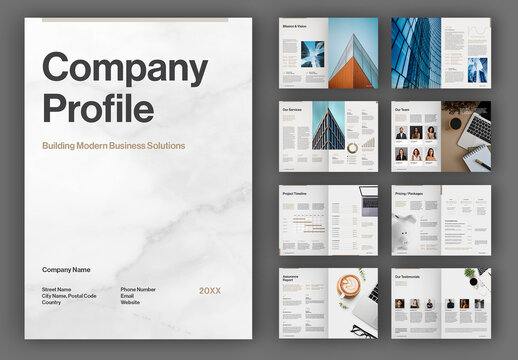 Company Profile Layout