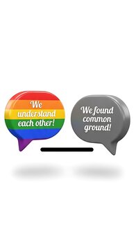 Diverse Speech Bubbles Representing Communication and Dialogue.