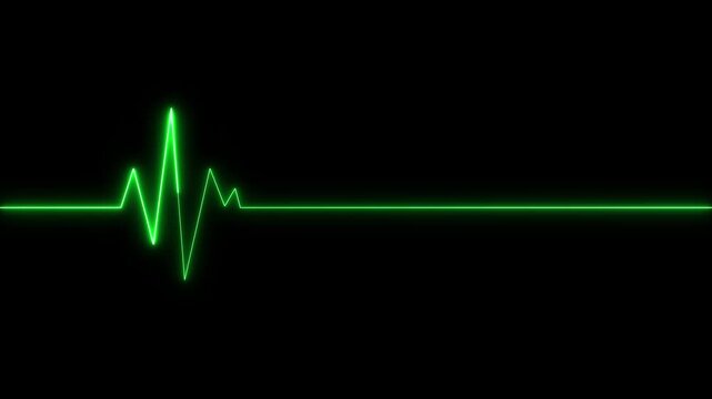 electrocardiogram wave displays a healthy heart beat pulse rate on a medical blue monitor screen vector illustration for cardiology health diagnostics