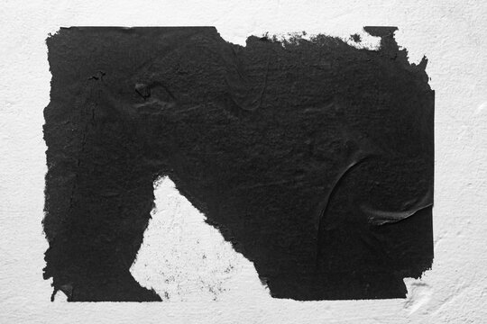 old black city poster on a white wall