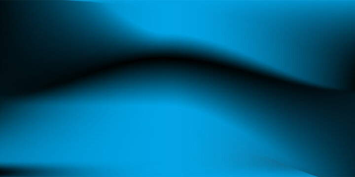 Abstract gradient podium background. blue empty 3d studio backdrop. Clean scene for product presentation mockup template. Vector illustration.