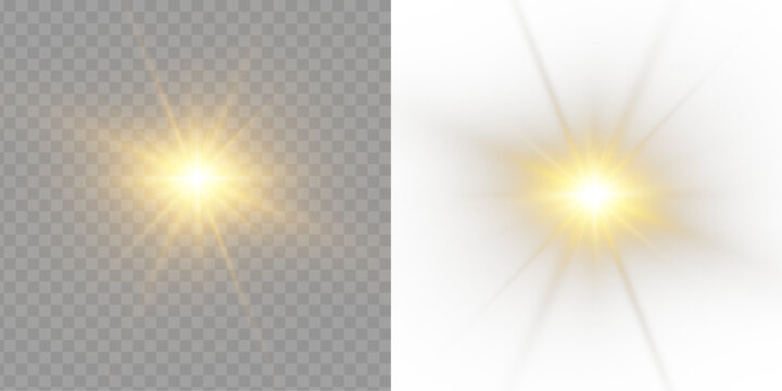 Sunburst illumination strike Magic special vibrant, for digital artwork.