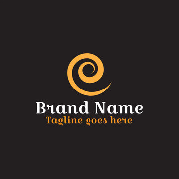 Abstract Circle Logo Vector Design Creative Business Technology Icon Symbol Company Logo Illustration Element for Business Branding. CMYK color mode. Editable color. Fully vector file.