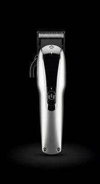 Electric Shaver Close-Up with Trimmer and Foil.