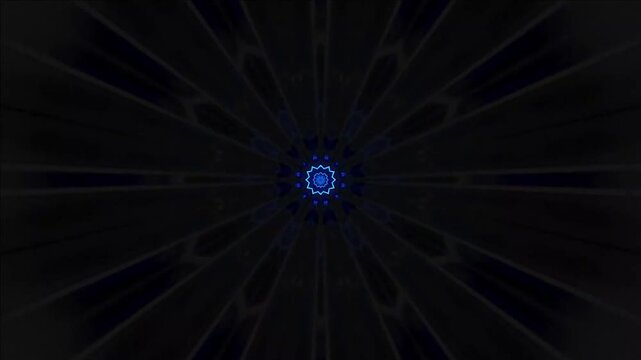 Abstract blue background with rays
