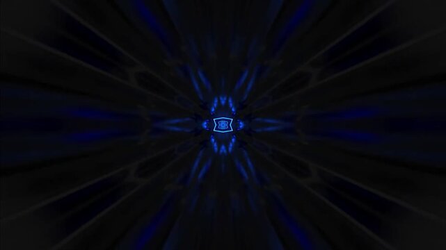 Abstract blue background with rays