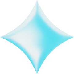 Obraz premium Music Note Star Starburst Spark Shine Gradient Symbol 3D